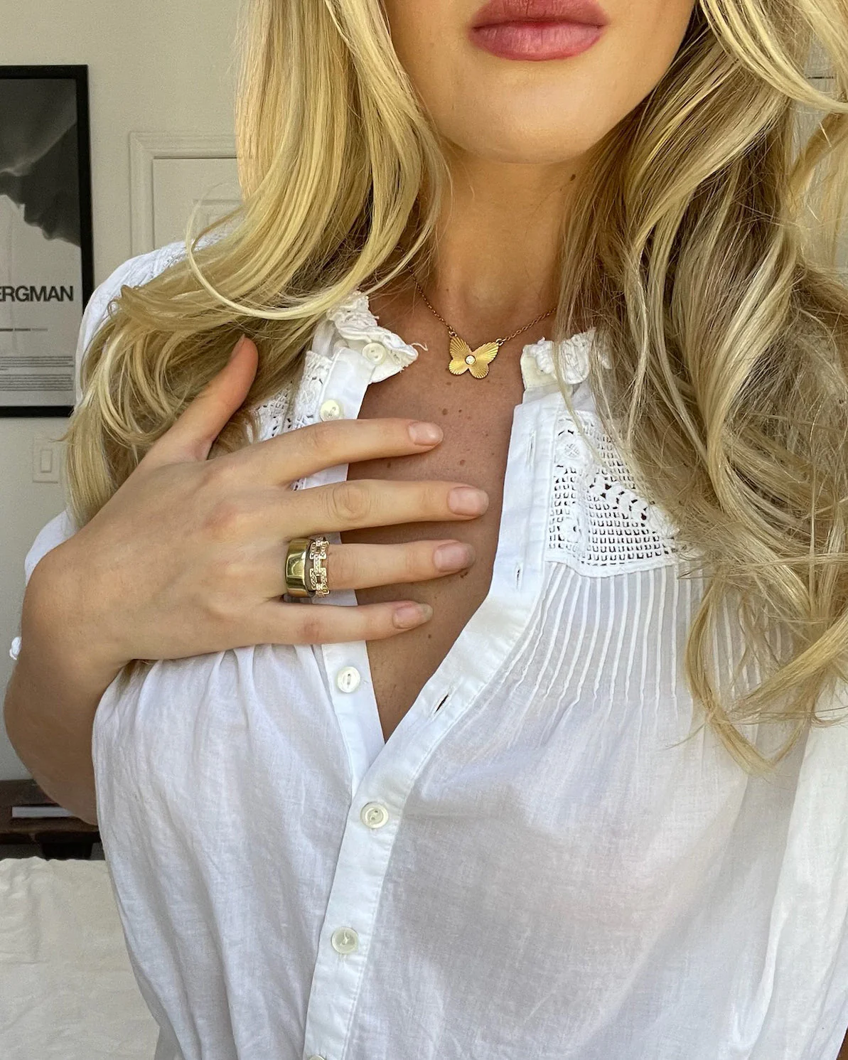 pave link adjustable ring - Image 3